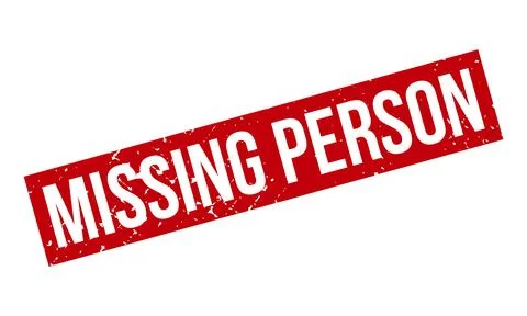 Missing Person Rubber Stamp. Red Missing Person Rubber Grunge Stamp Seal Ve.. Stock Illustration