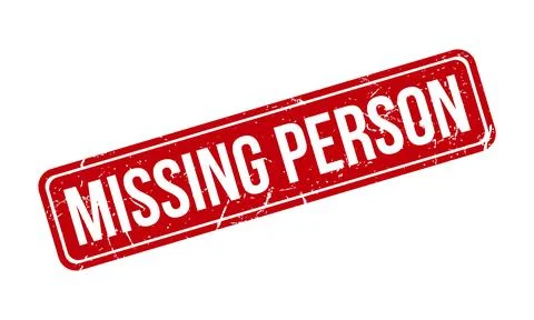 Missing Person Rubber Stamp. Red Missing Person Rubber Grunge Stamp Seal Ve.. 스톡 일러스트