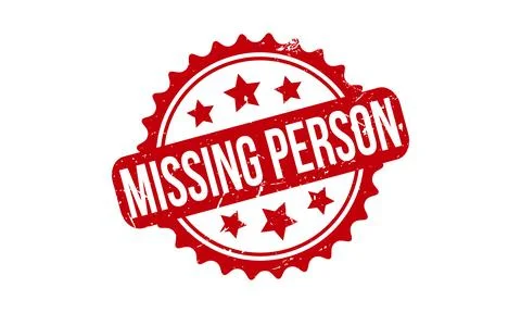 Missing Person Rubber Stamp. Red Missing Person Rubber Grunge Stamp Seal Ve.. Illustrazione stock