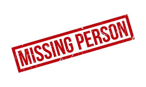 Missing Person Rubber Stamp. Red Missing Person Rubber Grunge Stamp Seal Ve.. Stock Illustration