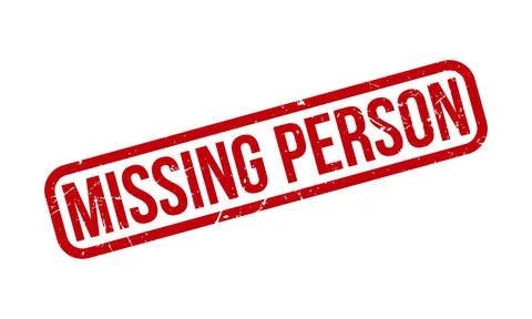 Missing Person Rubber Stamp. Red Missing Person Rubber Grunge Stamp Seal Ve.. Stock Illustration