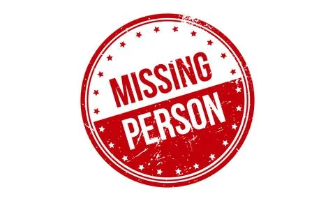 Missing Person Rubber Stamp. Red Missing Person Rubber Grunge Stamp Seal Ve.. 스톡 일러스트