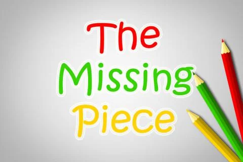 The missing piece concept Stock Illustration
