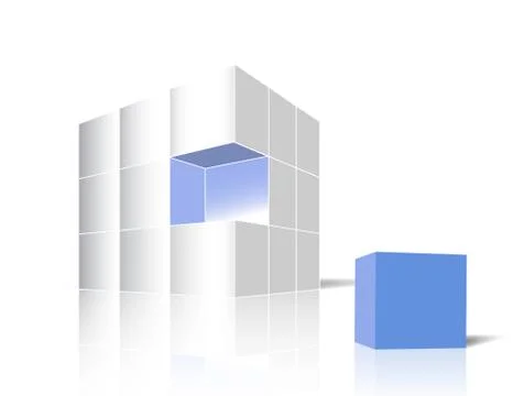 Missing Piece Stock Illustration