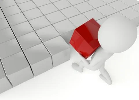 Missing piece Stockillustratie