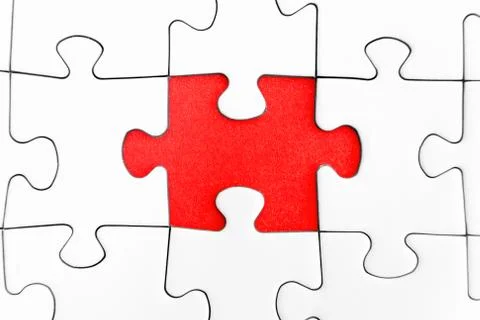 Missing Piece Foto stock