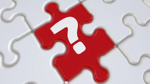 The missing piece of the puzzle Stock Footage 132068923