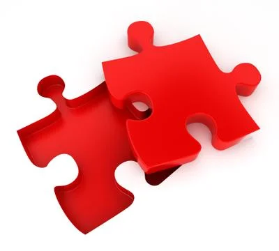 Missing puzzle Stock Illustration