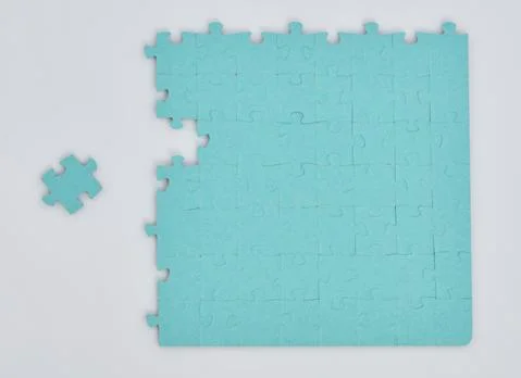 Missing puzzle link Stock Photos