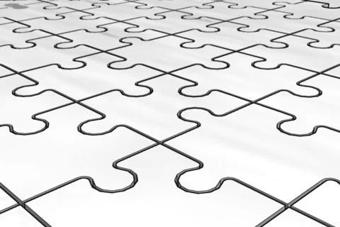 The missing puzzle piece Stock Footage 312817