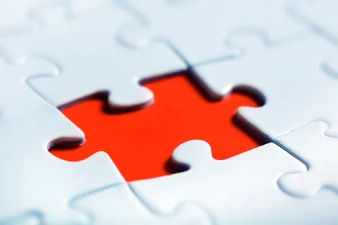 Missing puzzle  piece Stock Illustration