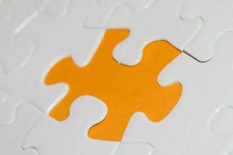 Missing puzzle piece Stock Photos