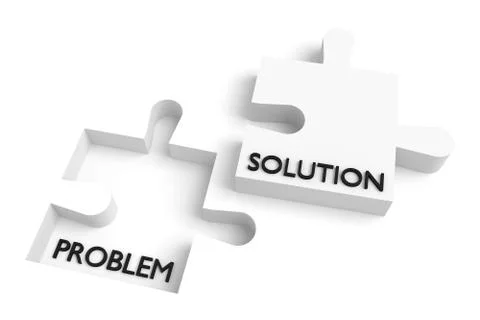 Missing Puzzle Piece, Problem And Solution, White イラスト素材