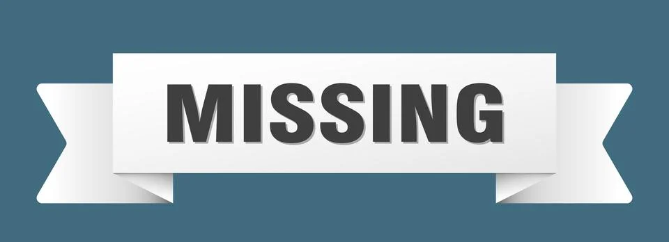 Missing ribbon isolated on transparent background. missing ribbon Stock Illustration