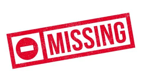 Missing rubber stamp Stock Illustration