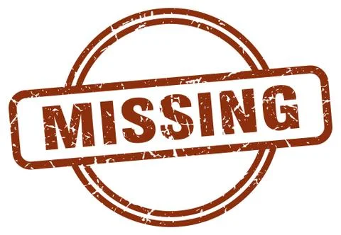 Missing stamp Stock Illustration