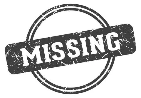 Missing stamp Stock Illustration