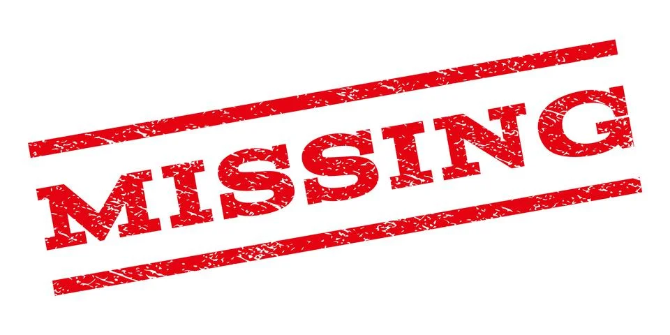 Missing Watermark Stamp Stock Illustration