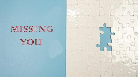 Missing You Quote Stock Photos