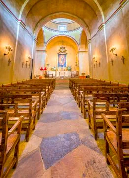 Mission Concepcion Chapel Stock Photos