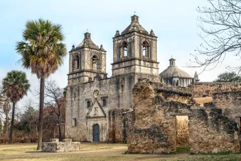 Mission Concepcion Foto stock