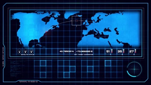 Mission Control HUD Missile System Display Vidéo 170538634