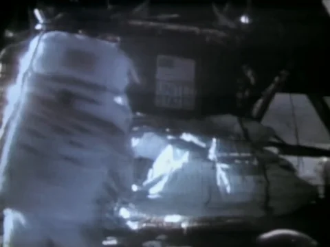 Mission Control scientists wax philosophical regarding the explorative nature of Stock Footage 79458662