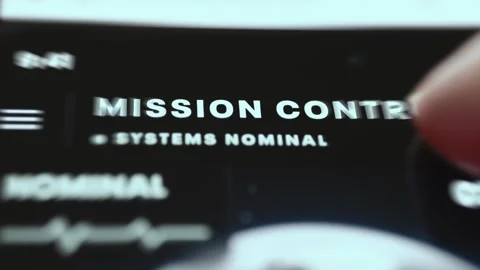 Mission Control Systems Nominal Status Display Vidéo 340556127