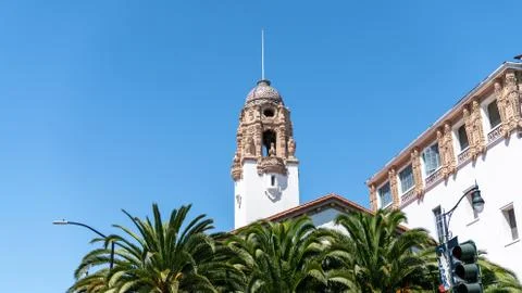 Mission High School and Museum Building. Stock Photos