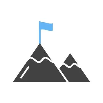 Mission Icon Image. Stock Illustration
