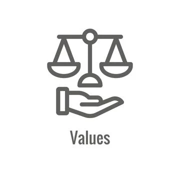 Mission icon to use with Core Values and Mission Statements Stock Illustration