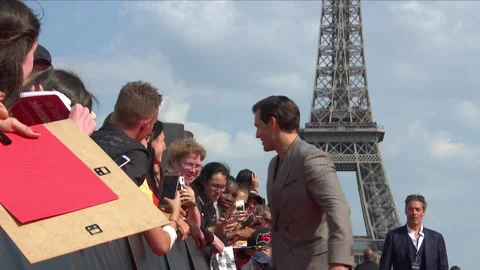 Mission: Impossible Fallout Global Premiere in Paris, Paris - 12 Jul 2018 動画素材 205434043