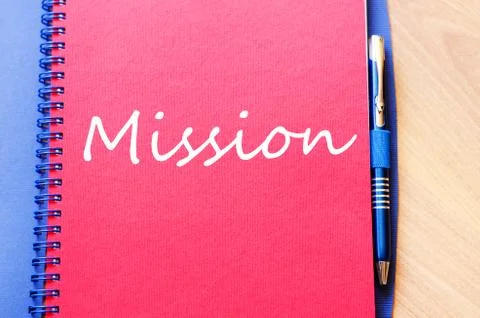 Mission text concept Stock Photos