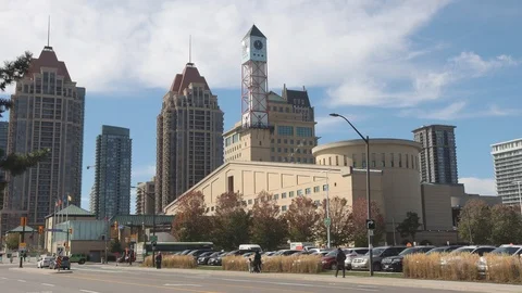 Mississauga Civic Centre Stock Footage 117257560