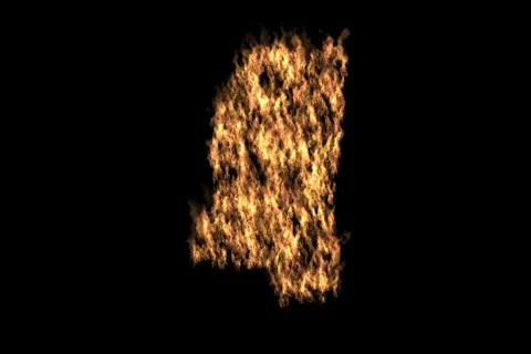 Mississippi on Fire Stock Footage 728671