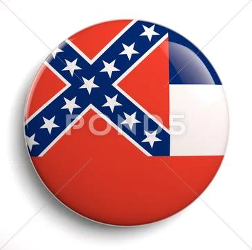 Mississippi flag Stock Illustration