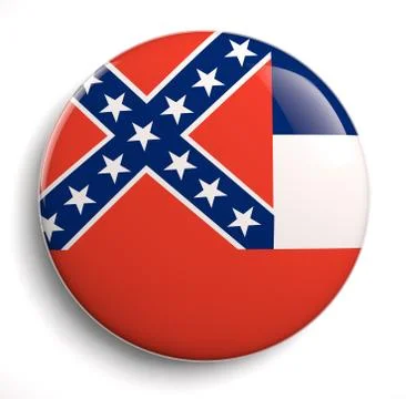 Mississippi flag Stock Illustration