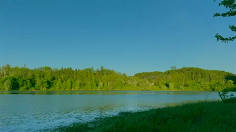 The Mississippi River in spring Stock Footage 276249980
