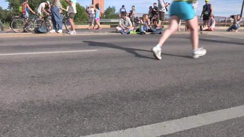 Missoula Marathon Stock Footage 182173551