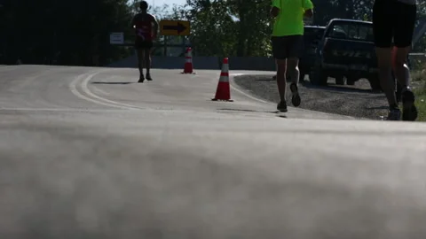 Missoula Marathon Stock Footage 186110230