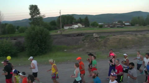 Missoula Marathon Stock Footage 187177150
