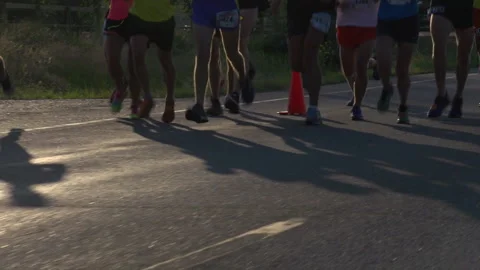 Missoula Marathon Stock Footage 191787146