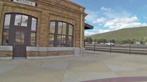 Missoula Train Station Stock Footage 50721539