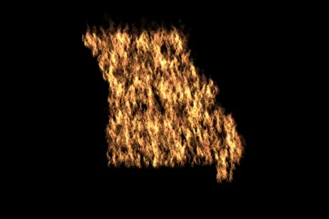Missouri on Fire Stock Footage 728713