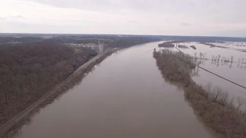 Missouri River Stock Footage 105425121