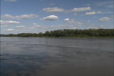 Missouri River MO Stock Footage 465602