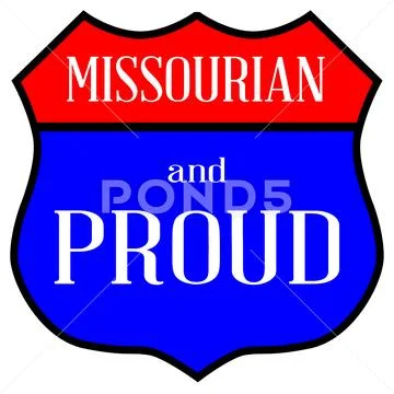 Missourian And Proud Stock Illustration
