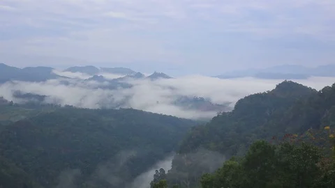 Mist and cloud Stock Footage 86890017