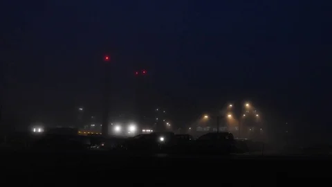 Mist in the city Stock Footage 85289019