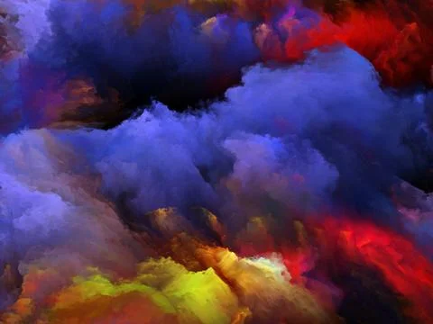 The Mist of Colors Stock-Illustration